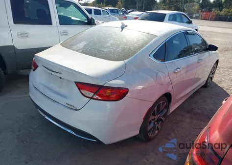 2016 Chrysler 200 C Platinum from USA, damaged, VIN 1C3CCCCB2GN189870